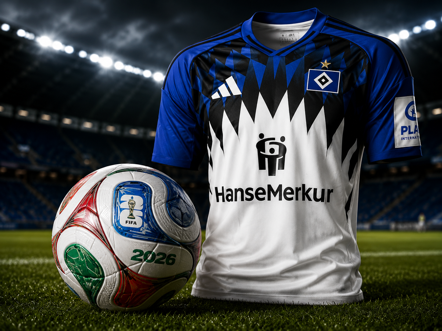 WM Ball + HSV Trikot